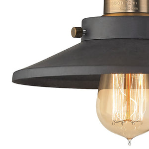 Atlas English Pub 2-Light Vanity Light Fixture – Vintage Industrial Charm for Bathrooms or Powder Rooms Antique Brass 28'' WL11296-BK