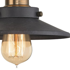Atlas English Pub 2-Light Vanity Light Fixture – Vintage Industrial Charm for Bathrooms or Powder Rooms Antique Brass 28'' WL11296-BK
