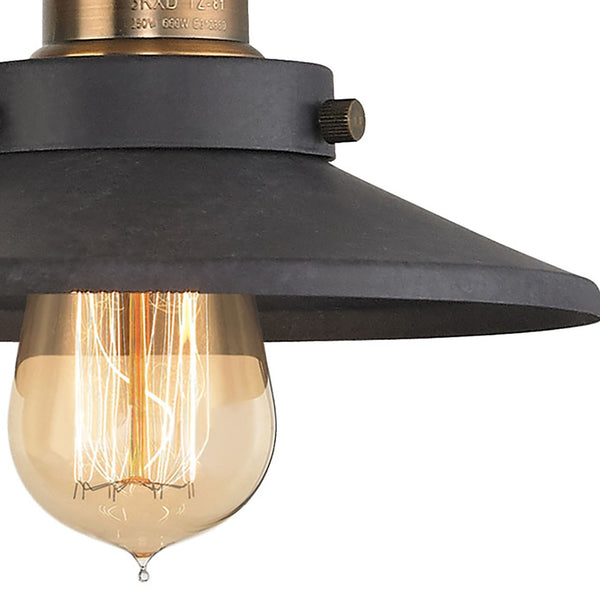Atlas English Pub 2-Light Vanity Light Fixture – Vintage Industrial Charm for Bathrooms or Powder Rooms Antique Brass 28'' WL11296-BK