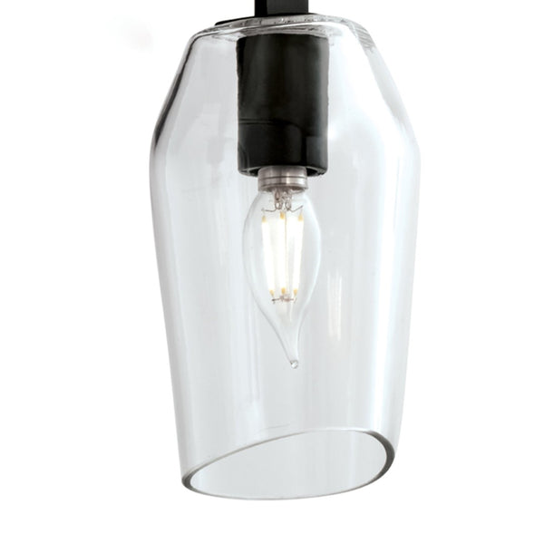 Atlas Gaia 2-Light Vanity Light Fixture - Modern Angular Design for Stylish Bathroom Illumination Acid Dipped Black 11.5'' WL11308-BK