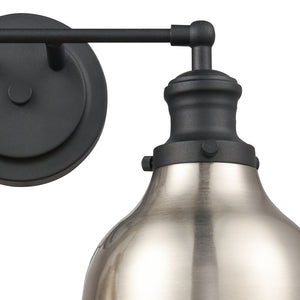 Atlas Haralson 17'' Wide 2-Light Vanity Light - Charcoal Finish for Elegant Bathroom & Powder Room Upgrade WL11317-BK1