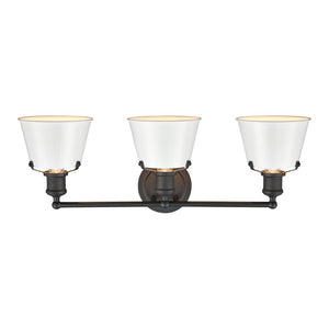 Atlas Holgate 3-Light Vanity Light Fixture - Charcoal Modern Farmhouse Style for Kitchens & Bathrooms WL11330-WH