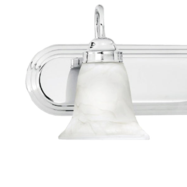 Atlas Homestead 2-Light Vanity Fixture with Smoked Glass Shades for Timeless Bathroom Illumination Chrome 18'' WL11332-CH