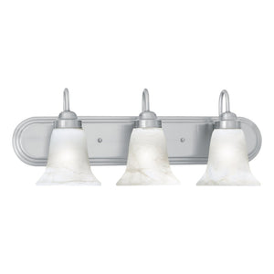 Atlas Homestead 2-Light Vanity Fixture with Smoked Glass Shades for Timeless Bathroom Illumination Brushed Nickel 24'' WL11333-NK
