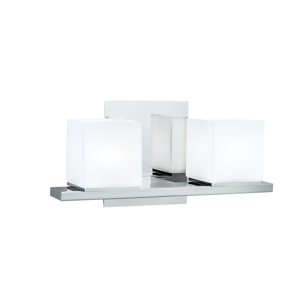 Atlas Icereto 11.5'' Wide 2-Light Vanity Light - Modern Chrome Fixture for Elegant Bathroom Illumination WL11339-CH
