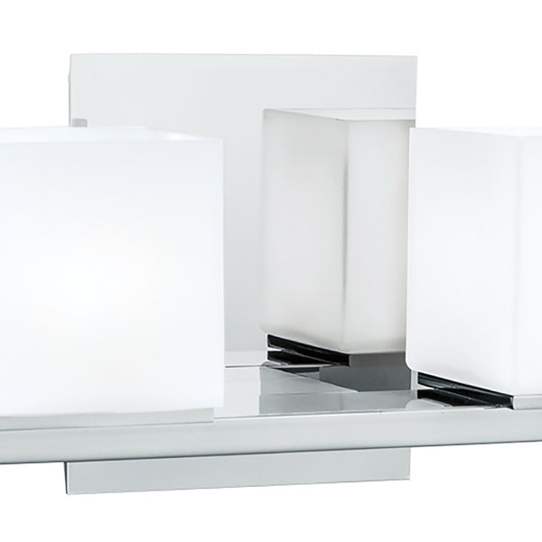 Atlas Icereto 11.5'' Wide 2-Light Vanity Light - Modern Chrome Fixture for Elegant Bathroom Illumination WL11339-CH