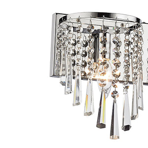Atlas Jariah 30'' Wide 4-Light Vanity Light Fixture - Polished Chrome with Crystal Accents for Elegance WL11347-CH