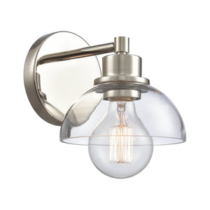 Atlas Julian 2-Light Vanity Light Fixture - Sleek Modern Design with Glass Domes for Versatile Illumination Polished Nickel 6'' WL11353-NK