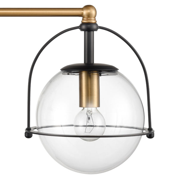 Atlas Langford 3-Light Vanity Light Fixture - Vintage Charm Meets Modern Design for Stylish Spaces Satin Brass 24'' WL11358-BS