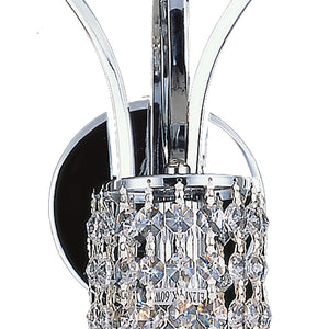 Atlas Optix Elegant 3-Light Vanity Fixture with Crystal Accents for Modern Bathroom Illumination and Style Polished Chrome 23'' WL11386-CH