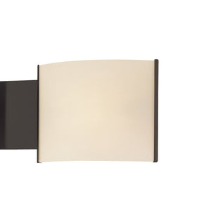 Atlas Pannelli 41" Wide 4-Light Vanity Light Fixture - Modern Oil Rubbed Bronze with Arching Glass Shades WL11393-BZ1