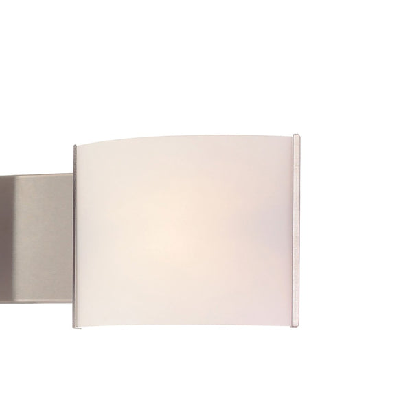 Atlas Pannelli 4-Light Vanity Fixture - Elegant Glass Shades in Durable Brushed Metal for Modern Spaces Stainless Steel 52'' WL11394-SV