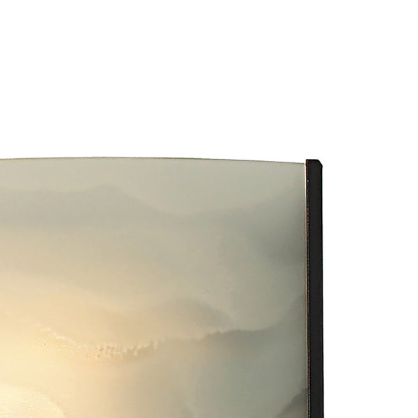 Atlas Pannelli 4-Light Vanity Fixture - Elegant Glass Shades in Durable Brushed Metal for Modern Spaces Oil Rubbed Bronze 8'' WL11395-BZ