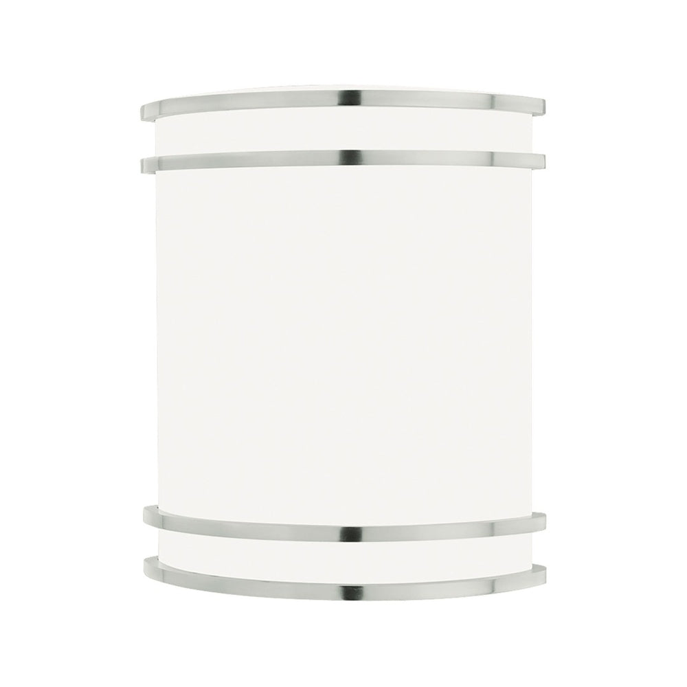 Atlas Parallel 10.6" High 1-Light Sconce - Modern Brushed Nickel Fixture for Soft, Ambient Illumination WL11396-NK