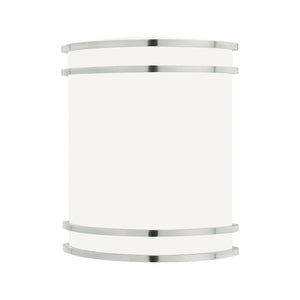 Atlas Parallel 10.6" High 1-Light Sconce - Modern Brushed Nickel Fixture for Soft, Ambient Illumination WL11396-NK