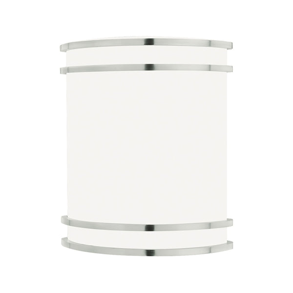 Atlas Parallel 10.6" High 1-Light Sconce - Modern Brushed Nickel Fixture for Soft, Ambient Illumination WL11396-NK