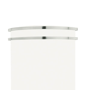 Atlas Parallel 10.6" High 1-Light Sconce - Modern Brushed Nickel Fixture for Soft, Ambient Illumination WL11396-NK