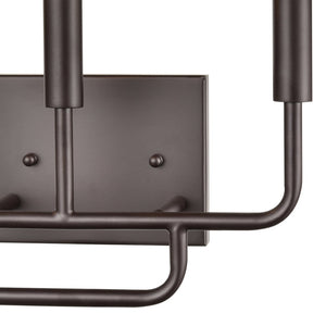 Atlas Park Slope 3-Light Vanity Fixture - Transitional Elegance for Stylish Bathroom Illumination Oil Rubbed Bronze 13'' WL11397-BZ