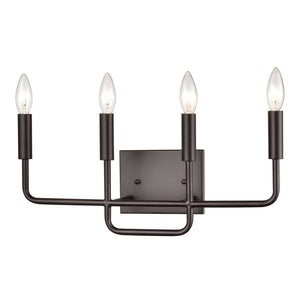 Atlas Park Slope 3-Light Vanity Fixture - Transitional Elegance for Stylish Bathroom Illumination Oil Rubbed Bronze 18.5'' WL11398-BZ