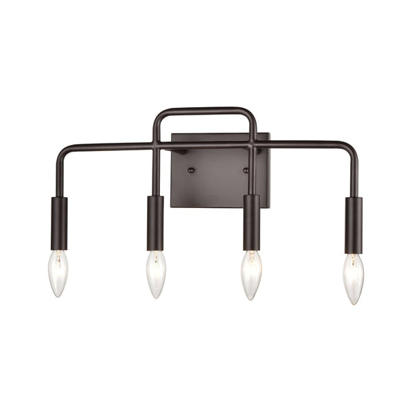 Atlas Park Slope 3-Light Vanity Fixture - Transitional Elegance for Stylish Bathroom Illumination Oil Rubbed Bronze 18.5'' WL11398-BZ