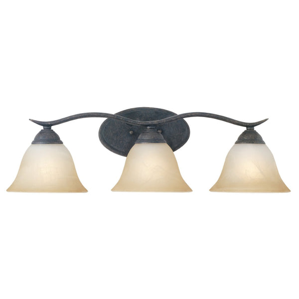 Atlas Prestige 2-Light Vanity Light Fixture - Elegant Tulip Glass Shades for Timeless Bathroom Style Sable Bronze WL11413-BZ
