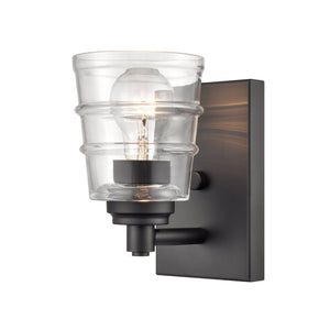 Atlas Pulsate 2-Light Vanity Light - Modern Minimalist Design for Chic Bathroom Illumination and Style Matte Black 4.5'' WL11418-BK