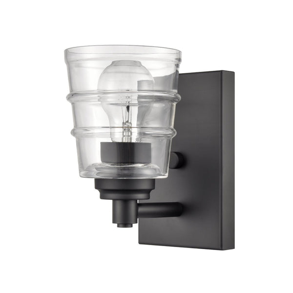 Atlas Pulsate 2-Light Vanity Light - Modern Minimalist Design for Chic Bathroom Illumination and Style Matte Black 4.5'' WL11418-BK