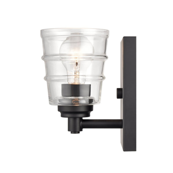 Atlas Pulsate 2-Light Vanity Light - Modern Minimalist Design for Chic Bathroom Illumination and Style Matte Black 4.5'' WL11418-BK