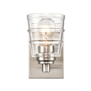 Atlas Pulsate 2-Light Vanity Light - Modern Minimalist Design for Chic Bathroom Illumination and Style Satin Nickel 4.5'' WL11418-NK