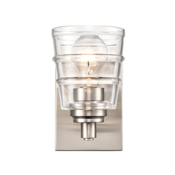 Atlas Pulsate 2-Light Vanity Light - Modern Minimalist Design for Chic Bathroom Illumination and Style Satin Nickel 4.5'' WL11418-NK