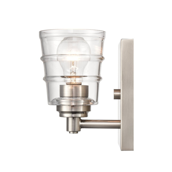 Atlas Pulsate 2-Light Vanity Light - Modern Minimalist Design for Chic Bathroom Illumination and Style Satin Nickel 4.5'' WL11418-NK