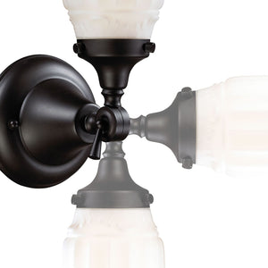 Atlas Quinton 12'' High 1-Light Sconce - Elegant Victorian-Style Oiled Bronze Wall Fixture for Classic Charm WL11419-BZ