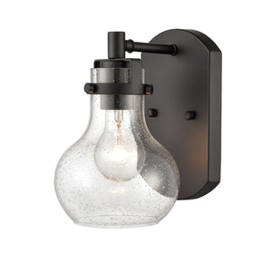 Atlas Salamanca 2-Light Vanity Light - Sculptural Design with Curved Glass Shades for Modern Spaces Matte Black 5.5'' WL11434-BK