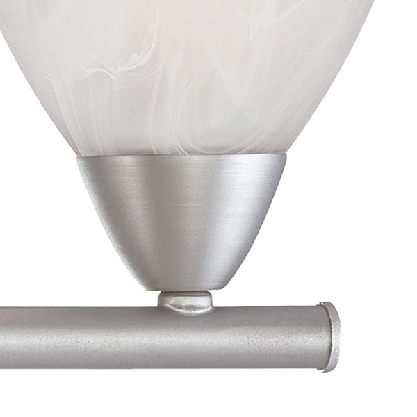 Atlas Tia 2-Light Vanity Light Fixture - Modern Transitional Design for Elegant Home Illumination Matte Nickel 22.5'' WL11456-NK