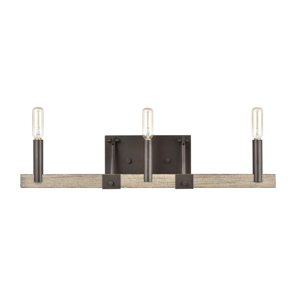 Atlas Transitions Vanity Light Fixture - Farmhouse Style with Warm Accents for Elegant Bathroom Illumination Oil Rubbed Bronze 22'' WL11459-BZ