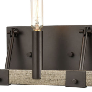 Atlas Transitions Vanity Light Fixture - Farmhouse Style with Warm Accents for Elegant Bathroom Illumination Oil Rubbed Bronze 22'' WL11459-BZ
