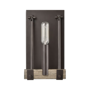 Atlas Transitions Vanity Light Fixture - Farmhouse Style with Warm Accents for Elegant Bathroom Illumination Oil Rubbed Bronze 5'' WL11461-BZ