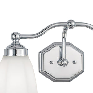 Atlas Trevi 2-Light Vanity Light - Elegant Brushed Nickel Fixture with Bell Shades for Modern Bathrooms WL11465-NK