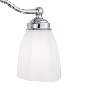 Atlas Trevi 2-Light Vanity Light - Elegant Brushed Nickel Fixture with Bell Shades for Modern Bathrooms WL11465-NK