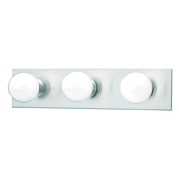 Atlas Vanity Strips 18" Wide 3-Light Retro Vanity Light - Brushed Nickel for Modern Bathroom Charm WL11471-NK