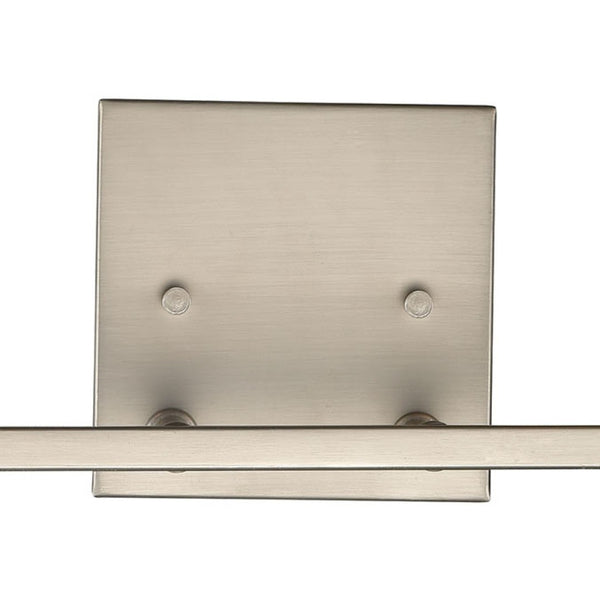 Atlas West End 2-Light Vanity Light Fixture - Elegant Transitional Design for Modern Bathrooms & Hallways Brushed Nickel 14.5'' WL11475-NK