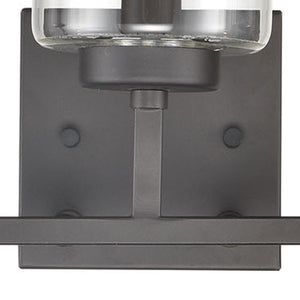 Atlas West End 2-Light Vanity Light Fixture - Elegant Transitional Design for Modern Bathrooms & Hallways Oil Rubbed Bronze 23'' WL11476-BZ