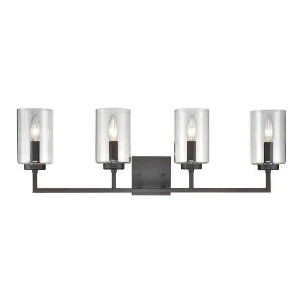 Atlas West End 2-Light Vanity Light Fixture - Elegant Transitional Design for Modern Bathrooms & Hallways Oil Rubbed Bronze 29.75'' WL11477-BZ