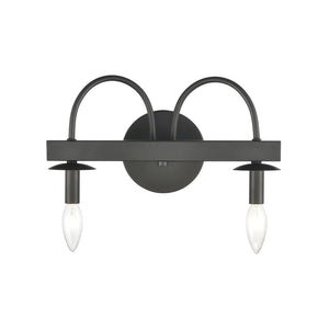Atlas Williamson Vanity Light Fixture - Refined Traditional Design for Elegant Indoor Spaces & Versatile Style Black 14'' WL11480-BK