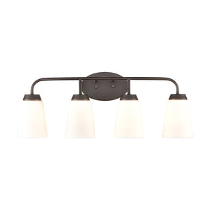 Atlas Winslow 28'' Wide 4-Light Vanity Light Fixture - Timeless Elegance for Any Bathroom or Dressing Area Oil Rubbed Bronze WL11483-BZ