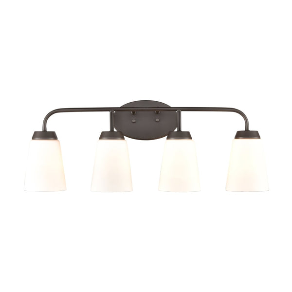 Atlas Winslow 28'' Wide 4-Light Vanity Light Fixture - Timeless Elegance for Any Bathroom or Dressing Area Oil Rubbed Bronze WL11483-BZ