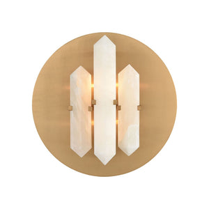 Atlas Annees Folles 14'' High 2-Light Sconce - Elegant Aged Brass Wall Fixture for Timeless Home Decor WL11486-BS