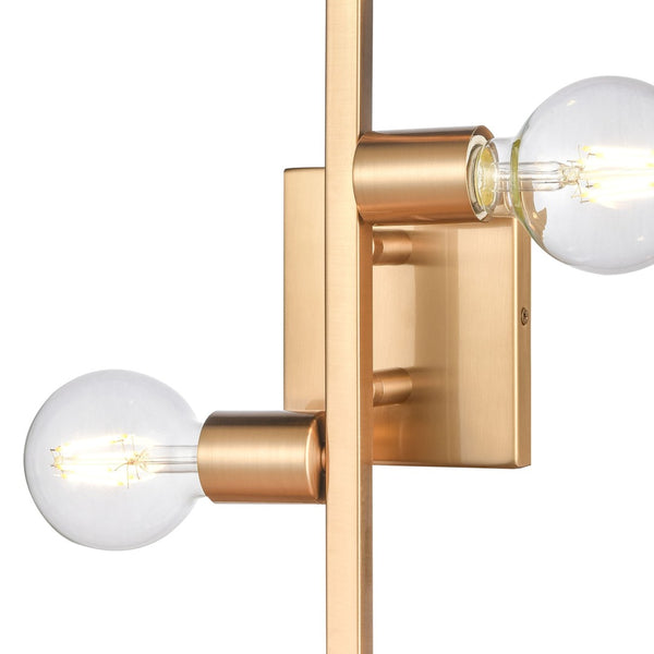 Atlas Attune 19" High 3-Light Sconce - Vintage Burnished Brass for Stylish Bathroom & Hallway Lighting WL11522-BS