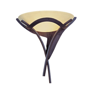 Atlas Aurora 18'' High 1-Light Wall Sconce - Antique Bronze with Amber Scavo Glass for Cozy Illumination WL11523-BZ
