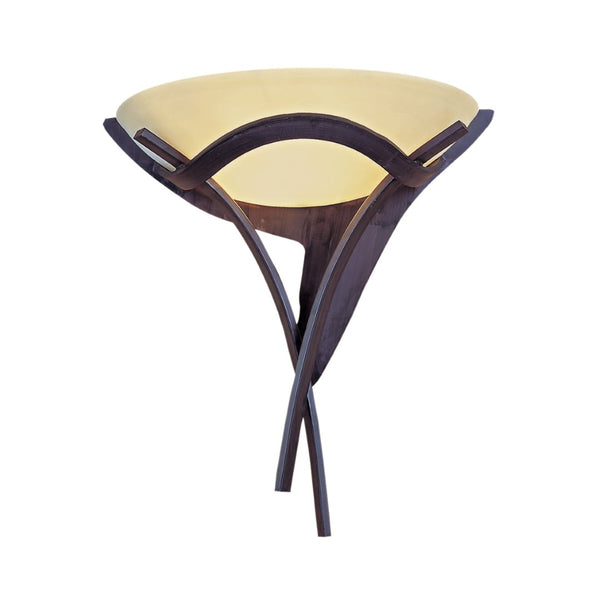 Atlas Aurora 18'' High 1-Light Wall Sconce - Antique Bronze with Amber Scavo Glass for Cozy Illumination WL11523-BZ